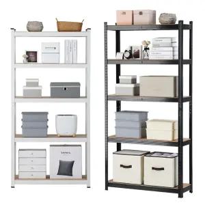 5단 선반 앵글 철제랙 펜트리 수납 선반장 창고 스탠드 렉 조립식 높이조절 무볼트