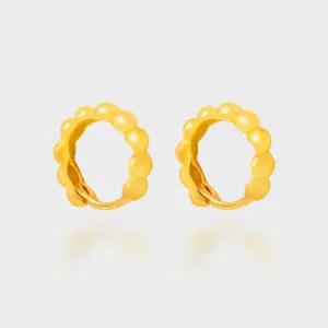 베티블루 999 순금 24k 원터치 링 심플 데일리 볼 여성 귀걸이 7.5g