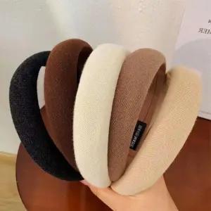 도톰 머리띠 헤어 소프트 볼륨 머리띠 여성머리띠 겨울머리띠 도톰머리띠