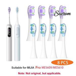 XIAOMI MIJIA MES609/610 Pro 소닉 전동 칫솔 밀봉 패키지용 교체용 브러시 헤드 8개