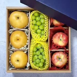 알찬 고급 사과 배 샤인머스켓 선물세트 8과 3.7kg 설날 사과 배 선물세트 설과일선물 부모님 설선물 세트