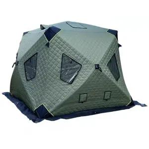 원터치 큐브 텐트 방한 빙어 겨울 낚시 캠핑 돔 누빔 방풍 육각 얼음