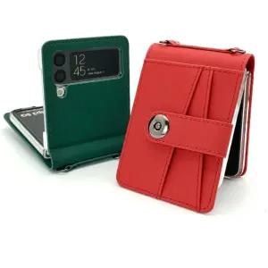 Z플립5 핸드폰 케이스 안전한 가죽 카드수납 bSx2+7exM