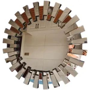 현관 벽걸이장 원형 콘솔 거실 선반 벽꾸미기 인테리어 장식 복고풍