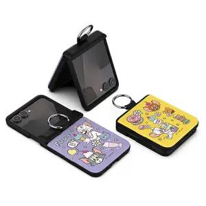 갤럭시 Z플립7 톰과제리 스윗푸드파티 오토 힌지가드 카드2장 마그네틱도어 링 케이스