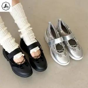 [애슬릿] 국산 발레리나 메리제인 스니커즈 찍찍이 단화