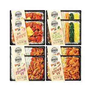 온더고 혼합8(부대덮밥2,소고기비빔밥2,오징어제육2,김치제육2)