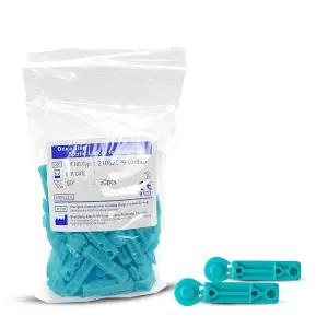 원스텝 멸균 28g 랜싯 400개의 트위스트 탑 28게이지 일회용 포도당 설탕 케토 펜 스타일 바늘 대부분의