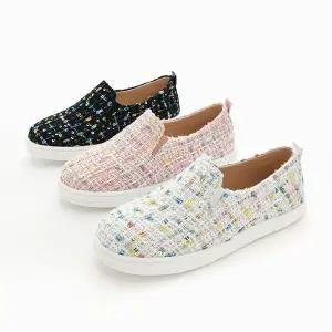 쁘띠 트위드 남아 여아 키즈 주니어 학생 국산 아동슬립온