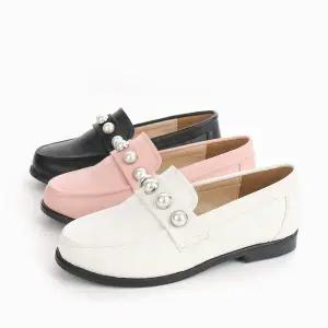 쁘띠 진주 키즈 주니어 학생 국산 여아로퍼