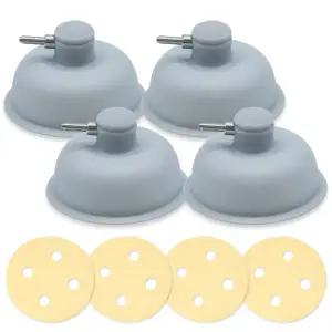 간섭파 ICT 도자컵(수) 6cm 1조 4개+A타입 간섭파 스펀지 원형(구멍있음) 6cm 1조(4개)