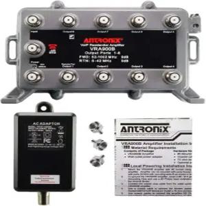 신뢰할 수 있는 케이블 제품 9 포트 양방향 TV 스플리터 신호 부스터/앰프(액티브 리턴 기능 포함)(OTA