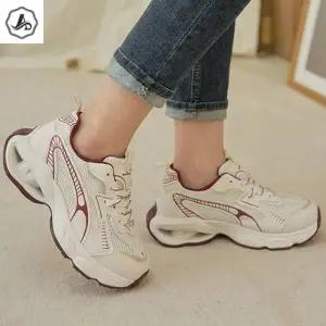 [애슬릿] 여성 키높이 스니커즈 메쉬 운동화 어글리 통굽 배색