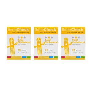베네첵 콜레스테롤 시험지 25매 검사지 x3개 (유통기한 260909)