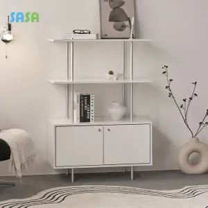 사사가구 엘린 미드센츄리 4단 800 수납 선반형 모던 장식장