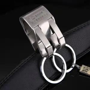 허리띠 고정 다용도 키링 허리 키홀더 벨트 클립 2구 벨트열쇠고리