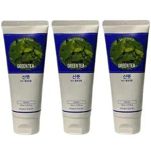 홀리카홀리카 데일리 프레시 산뜻 녹차 클렌징 폼 3개세트 (150ml+150ml+150ml)