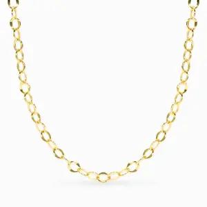 18K 라베 링크 체인 목걸이 중