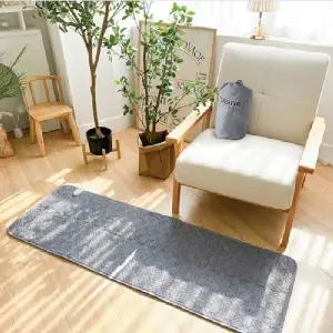 국산 여행용 전기매트 프리볼트 전자파차단 카본매트 1인용 싱글 캠핑 전기장판