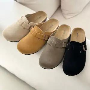 소가죽 스웨이드 터치 버클 포인트 블로퍼 6SS