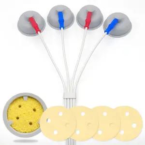 간섭파 ICT 도자컵(수) 1조 4개+유럽형 도자선(암) 1조 4선+A타입 간섭파 스펀지 원형(구멍있음) 6cm 1조(4