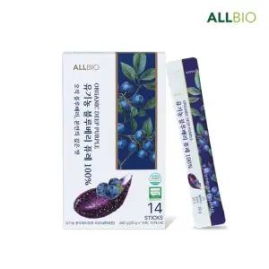 올바이오 유기농 블루베리퓨레 100% 1박스