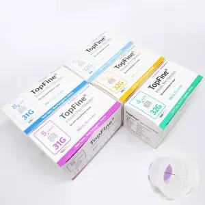 국산 당뇨 멸균 주사침 탑파인 펜니들 4mm 5mm 6mm 8mm 100개입