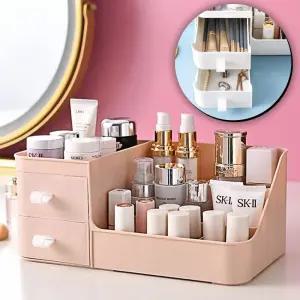 깔끔한 서랍식 모던 화장품 정리함 트레이 진열대 면봉케이스