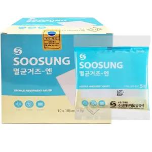 수성 멸균거즈 10x10cmx8겹x20포 x 1박스