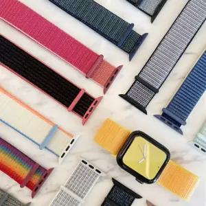 애플워치 스트랩 스포츠 루프 줄질 밴드 38,40,41,42mm