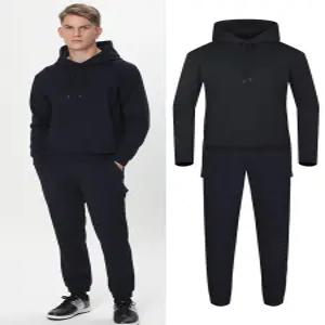 [DENNIS][패플단독] 남성 에센셜 후드티   조거팬츠 2종세트_다크네이비