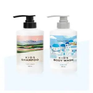 몽프라 초등 키즈 샴푸+바디워시 세트(플러피파우더+블랑솝)