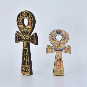 고대 이집트 앙크 안사타 십자가 생명 상징 십자가 레진 장식품 히에로글리프 글자 여성의 힘 파라오 호루