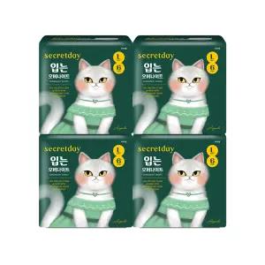 시크릿데이 입는 오버나이트 꿀잠에디션 대형 6개입 4팩