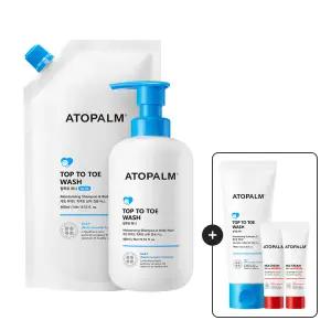 아토팜 탑투토워시 460ml+리필400ml+[증정]탑투토워시100ml+MLE크림8mlx2개