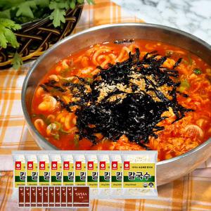 천일 얼큰이 칼국수 10인분 1세트 (면1인분10개+소스10개)