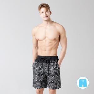베이직엘르 남성인 모노톤 패턴 보드숏 비치반바지 BEM-S951K