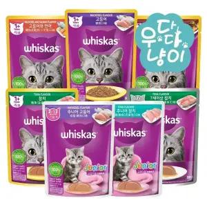 위스카스 파우치 80g 고양이간식