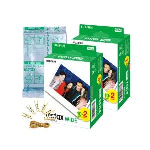 인스탁스 와이드필름5팩(50장)+선물/와이드/200/210/300/즉석카메라 필름