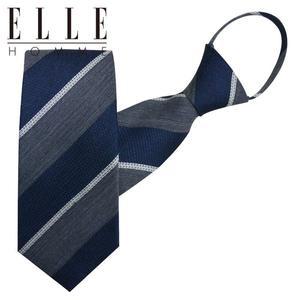 갤러리아 [ELLE HOMME] 엘르옴므 실크 지퍼/자동 넥타이-브릭 그레이 8cm