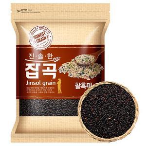 진도 찰흑미 4kg 2025년산 검정쌀 검은쌀