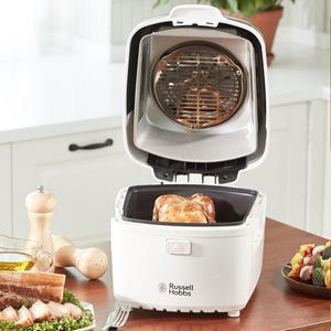 [러셀홉스]오픈형 에어프라이어 싸이클로플러스(로티세리+드럼바스켓) RH-22101-56KR