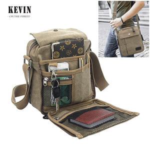 케빈 빈티지 로건 캔버스백 크로스백/보조가방/남성가방