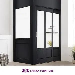 삼익가구 쉘바 ㄱ자형 중문 시공 3연동 1500 하부고시형