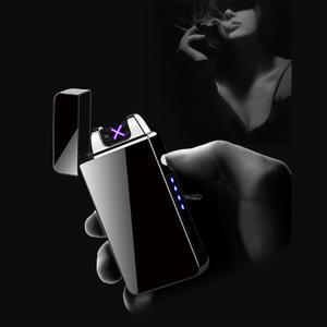 배터리 잔량표시되는 USB충전식 플라즈마라이터 선물용라이터