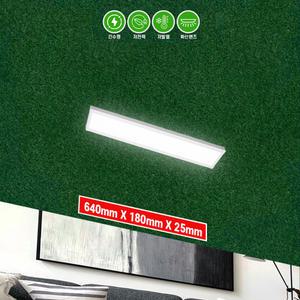 LED 조명 가벼운 평판 등 직하 주방 욕실등  25W 640x180 교체 6500K 주광색 패밀리라이팅