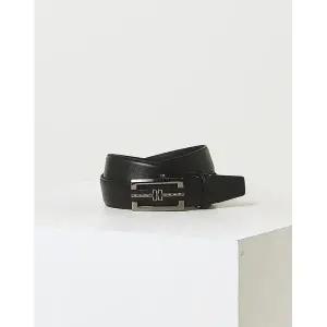 [롯데백화점]닥스 액세서리 [선물포장/쇼핑백동봉]블랙 버클장식 소가죽 자동벨트 DBBE2F351BK