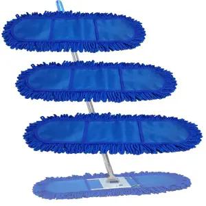 제이오마켓 극세사 원사 걸레 리필 90cm/강당 복도 체육관 대형 리스킹 밀대