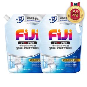 피지 탈취99% 실내건조 액체세제 일반드럼 겸용 프레쉬 리필 2L X 2개