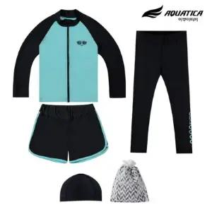 아쿠아티카 아동 래쉬가드 집업 AQA337 스판수모3종세트